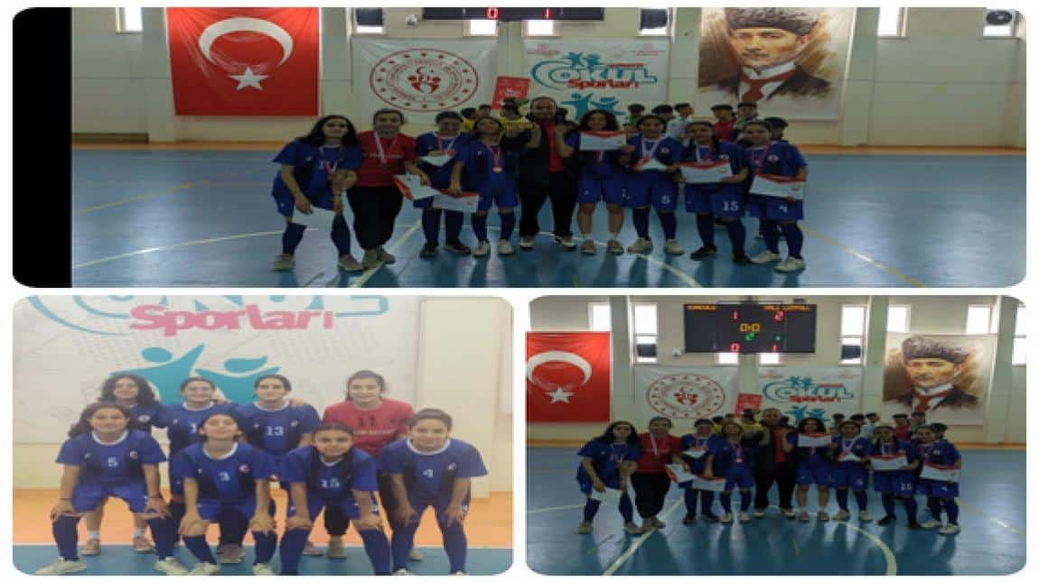 Kız Futsal Takımımız İl Üçüncüsü