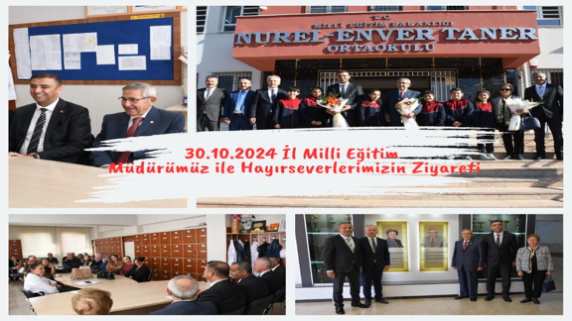 İl Milli Eğitim Müdürümüz ile Hayırseverlerimiz Okulumuzu Ziyaretleri